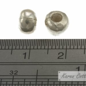 Alternative view of Karen Hill Tribe Silver Plain Hallow Ball Bead : B33-102