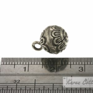 Alternative view of Karen Hill Tribe Silver Tribal Bell Ball Charm : C33-109