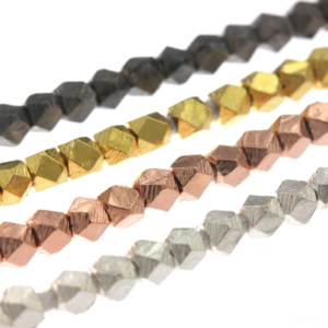 Karen Hill Tribe Silver Plain Faceted Cube Spacer, 2.5mm - 50 pcs