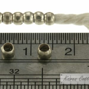 Alternative view of Karen Hill Tribe Silver Plain Ball Spacer : E14-014