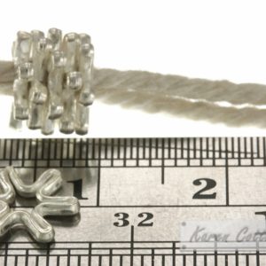 Alternative view of Karen Hill Tribe Silver Flower Wired Ring Spacer : E16-016