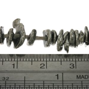 Alternative view of Karen Hill Tribe Silver Irregular Chip Bead : E19-006