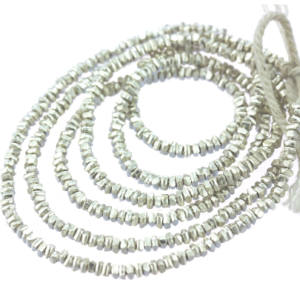 Alternative view of Karen Hill Tribe Plain Heishi Bead, 2.5 mm : E31-036