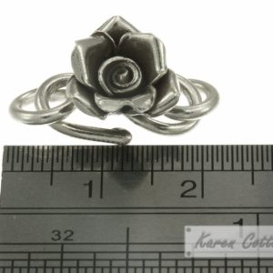 Alternative view of Karen Hill Tribe Silver Small Rose S Hook : F13-027