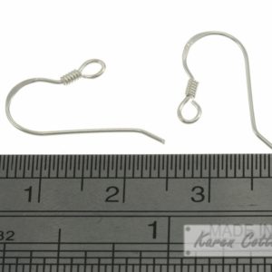 Alternative view of Karen Hill Tribe Silver Sterling Ear Wire : F24-001