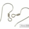 Karen Hill Tribe Silver Round Wire Ear Wire : F24-002